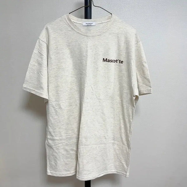 [BUNJANG] Mascot'te Melange Oversized T-Shirt / 오버핏 반팔티 멜란지 새상품