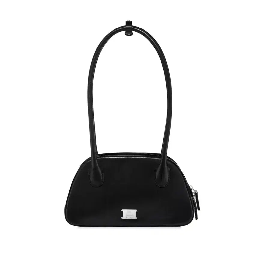 [BUNJANG] Numbering #1076 A13 Bowling Bag Small Shoulder Bag / 넘버링 #1076 A13 Bowling Bag 볼링 레더 블랙 소가죽 가방 스몰 숄더백 미니