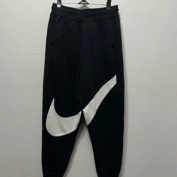 [BUNJANG] Nike Big Swoosh Black Training Pants - Size S / 나이키 빅스우시 블랙 트레이닝 팬츠 S