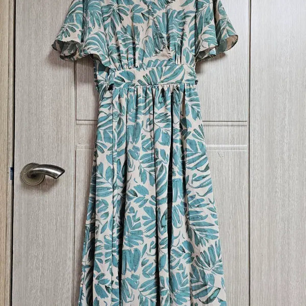 [BUNJANG] Flare Ruffle Long Dress / 예쁜 플레어 프릴롱원피스 저렴하게