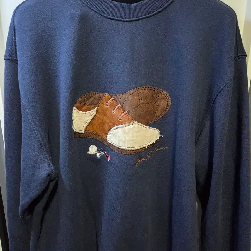 [BUNJANG] Henry Cotton's Vintage Golf Sweatshirt Navy / 헨리코튼 빈티지 골프 맨투맨 네이비