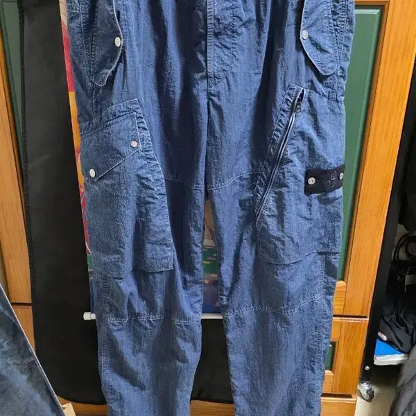 [BUNJANG] Stone Island Nylon Cargo Pants / 스톤아일랜드 나일론 카고 팬츠