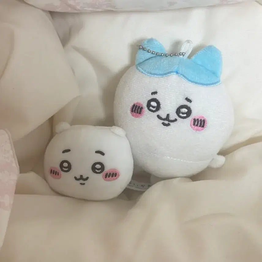 [BUNJANG] Chiikawa Hachiware Plush Keychain Set / 치이카와 하치와레 봉제인형 키링 세트 먼작귀