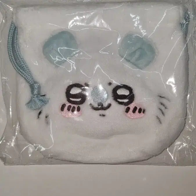 [BUNJANG] Chiikawa Momonga Pouch Bag / 치이카와 페이스 주머니 ( 모몽가 복조리 파우치 )