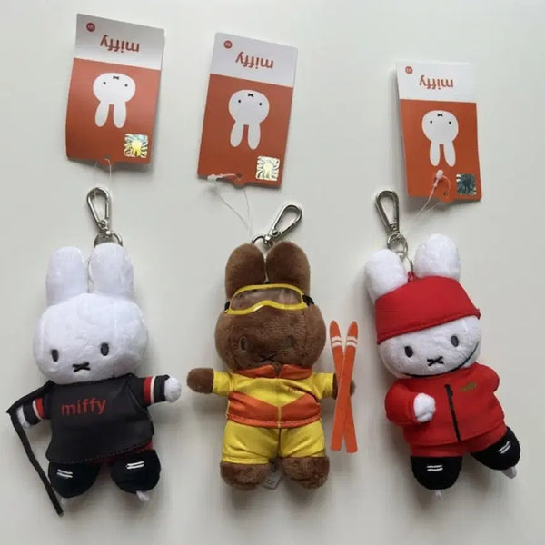 [BUNJANG] Miffy Keychain 3 Types / 미피 키링 3종
