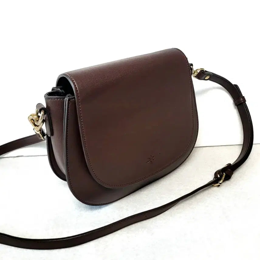[BUNJANG] Mon sac Genuine Leather Women's Mini Half-Moon Crossbody Bag / 정품)몽삭  여성 크로스백