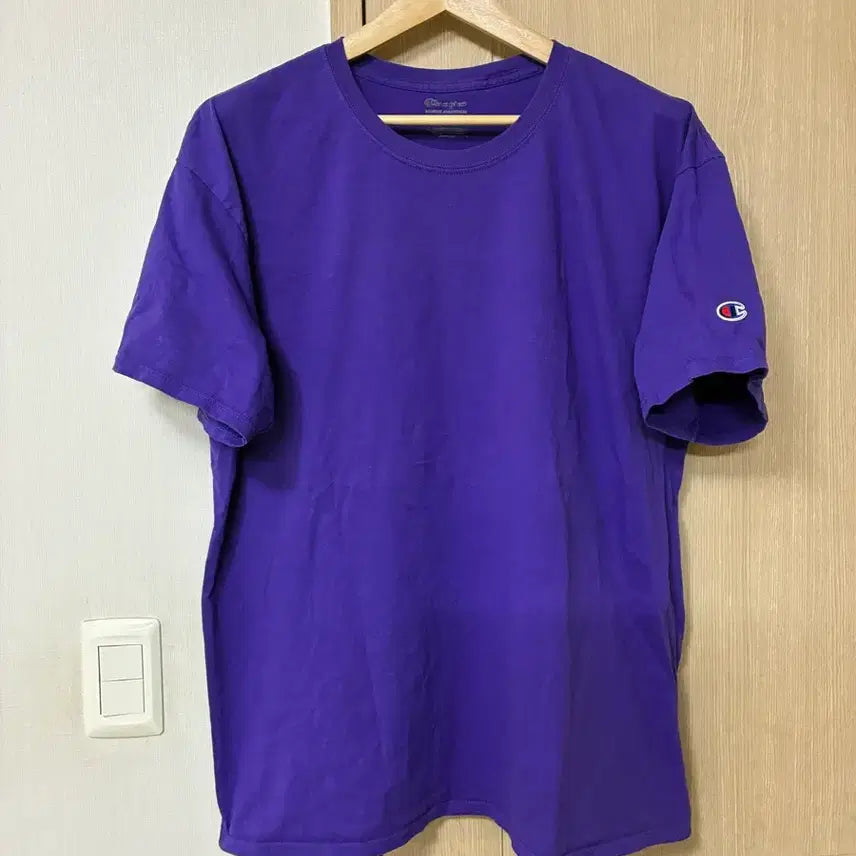 [BUNJANG] Champion Purple T-Shirt XL / [XL]챔피온 티셔츠 퍼플
