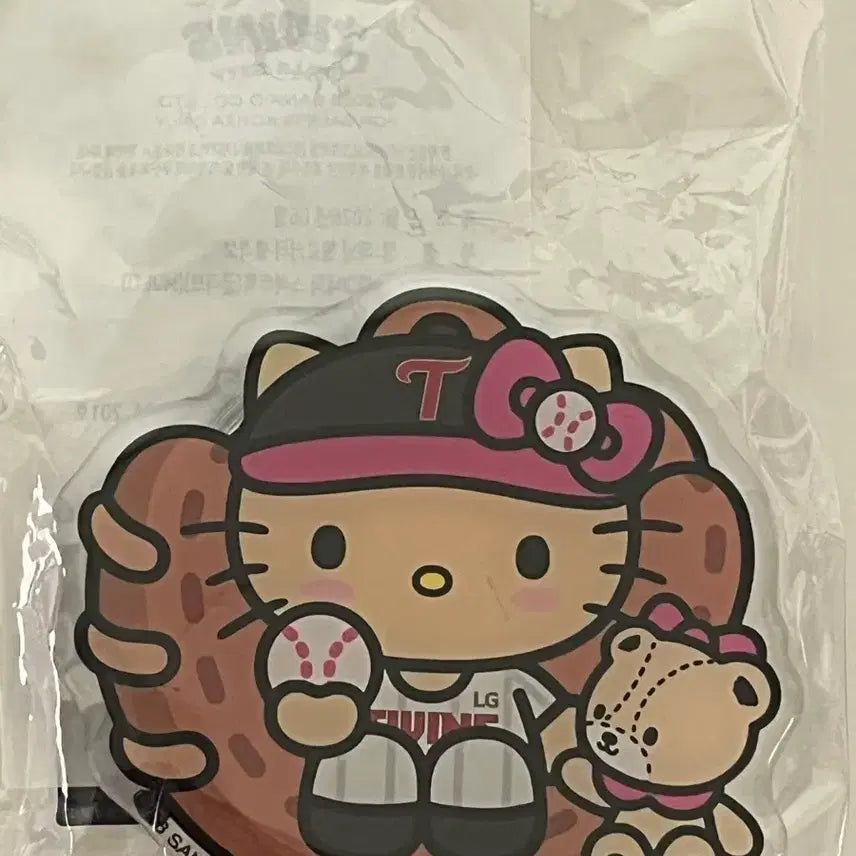 [BUNJANG] LG Twins Tanning Kitty Glove Grip Tok / 엘지트윈스 태닝키티 글러브 그립톡