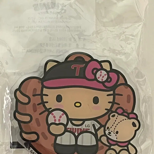 [BUNJANG] LG Twins Tanning Kitty Glove Grip Tok / 엘지트윈스 태닝키티 글러브 그립톡