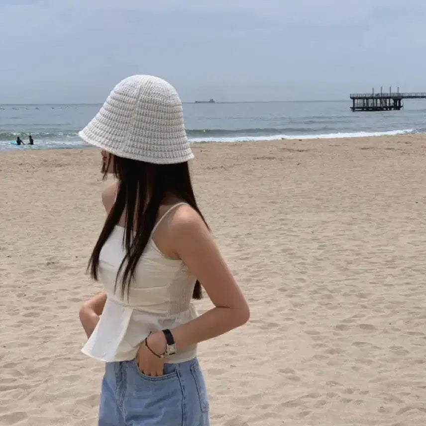 [BUNJANG] SMOTE Shirring Blouse (Ivory, Black) / 스모트 셔링 블라우스(아이보리,블랙)