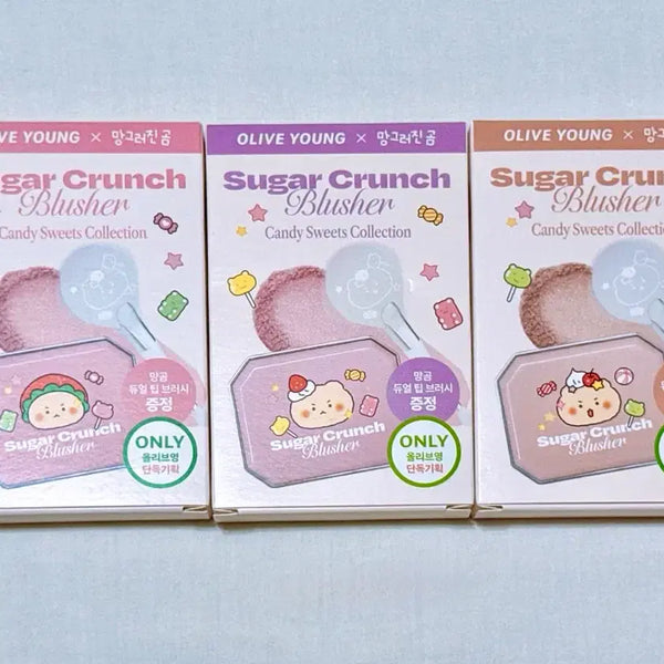 [BUNJANG] Alternative Stereo Sugar Crunch Blusher Brush Set / [미개봉새상품] 얼터너티브스테레오 슈가 크런치 블러셔