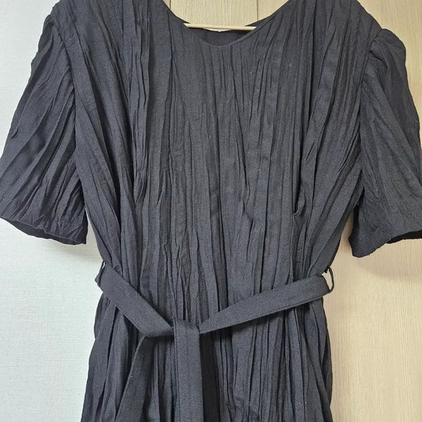 [BUNJANG] Slow Move Black Long Dress / 슬로우무브 블랙 원피스