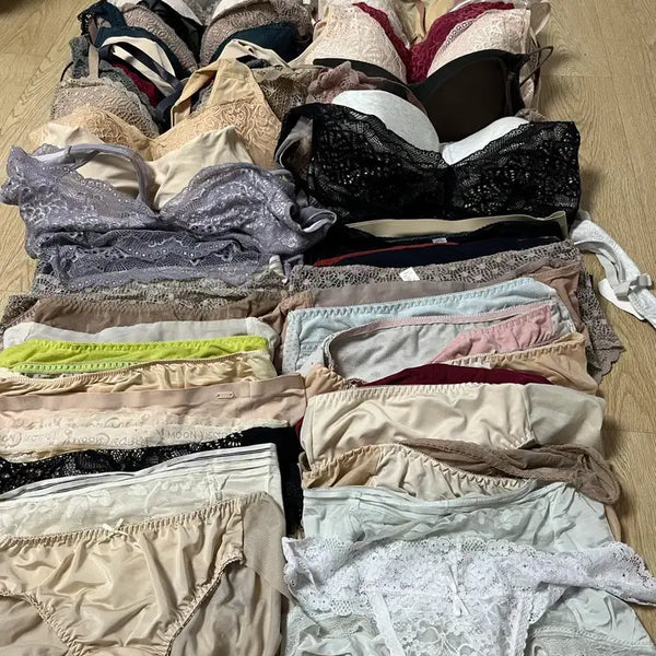 [BUNJANG] Body Shaping Underwear Bundle Set / 가격 안내려요 마지막 판매 설명글 참고 팬티.브라.보정속옷(패션용) 일괄.손세탁 후 배송