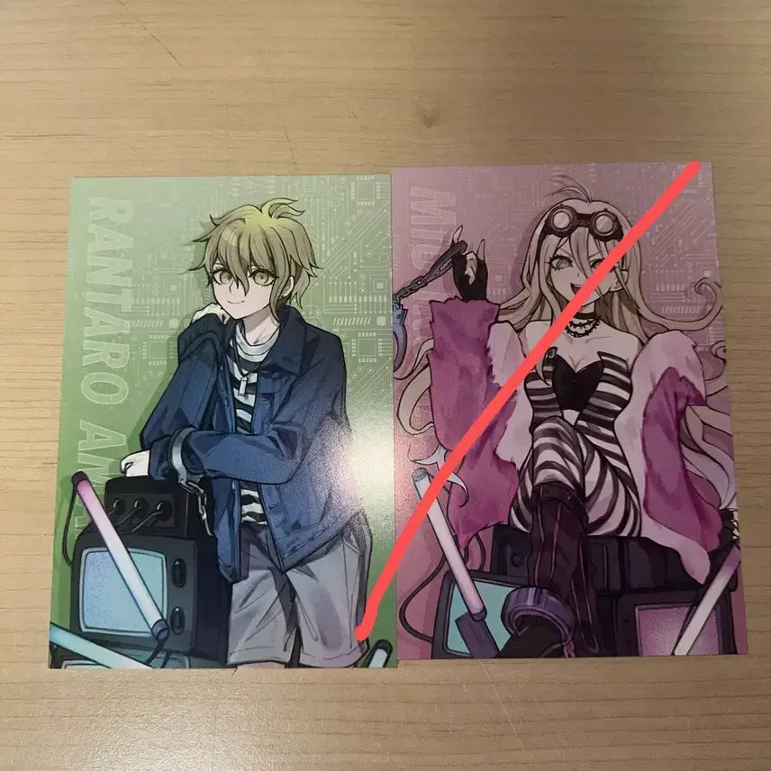 [BUNJANG] Danganronpa Cyber Logic Pair Postcard Amaami Iruma / 뉴 단간론파 뉴단 사이버 로직 페어 엽서 아마미 이루마