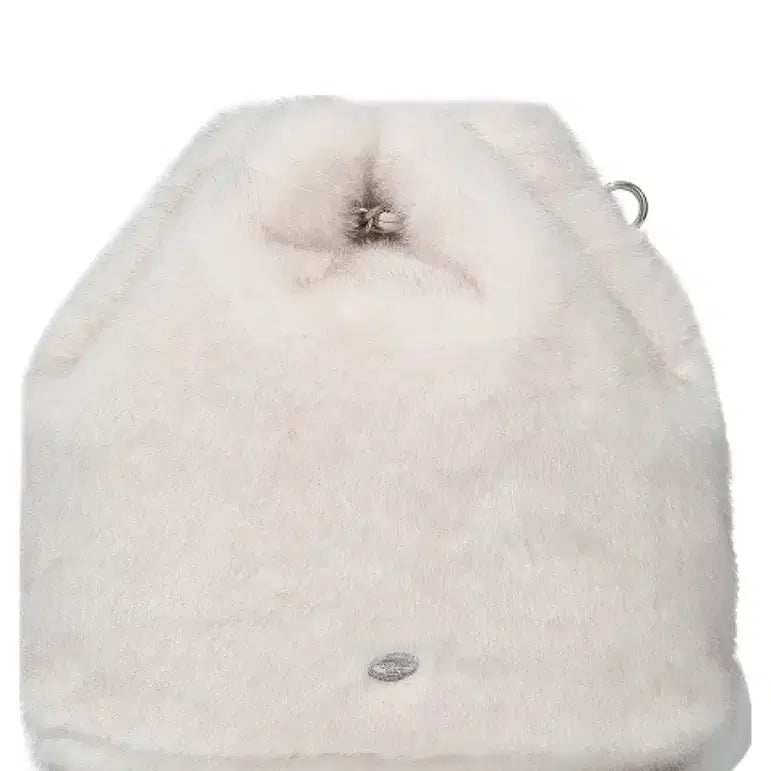 [BUNJANG] Covernat Women Clover Heart Fur Backpack / 커버낫 우먼 클로버하트 퍼 백팩