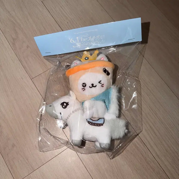 [BUNJANG] NCT WISH Yushi Mascot Keychain Bubble Cat Ball Cap / NCT WISH 일본 팬미팅 유우시 마스코트 키링 백마 버블냥 키홀더 양도(미개봉)