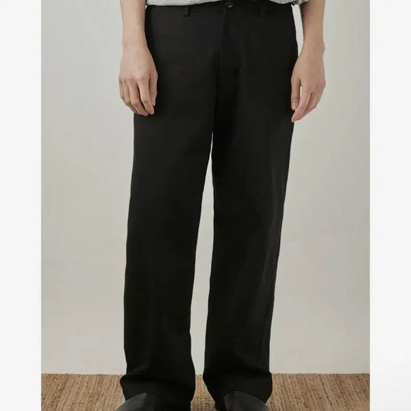 [BUNJANG] UNIQLO Youth Wide Chino Pants Black / (M) 유스 와이드 치노 팬츠 블랙