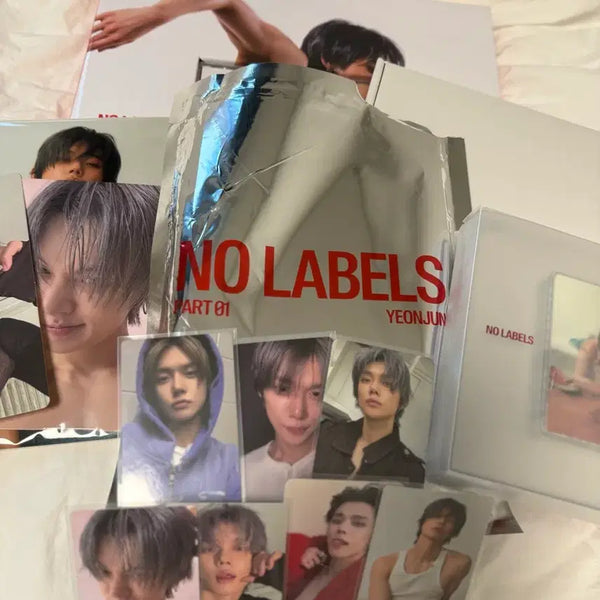[BUNJANG] TXT Yeonjun NOLABELS PART 01 Album Set + Weverse Album (Full Set, Includes POB) / 위버스특전포함) 풀구성 연준 NOLABELS PART 01 일반반 앨범세트+위버스반