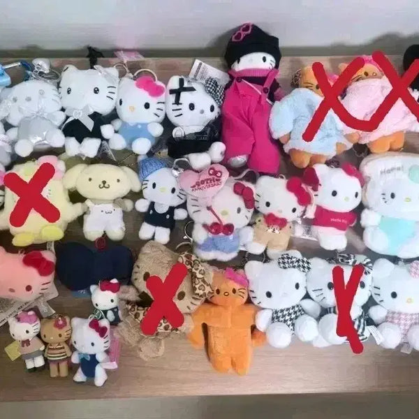 [BUNJANG] Hello Kitty Plush Charm Assortment / 헬로키티 인형 키링 아무거나