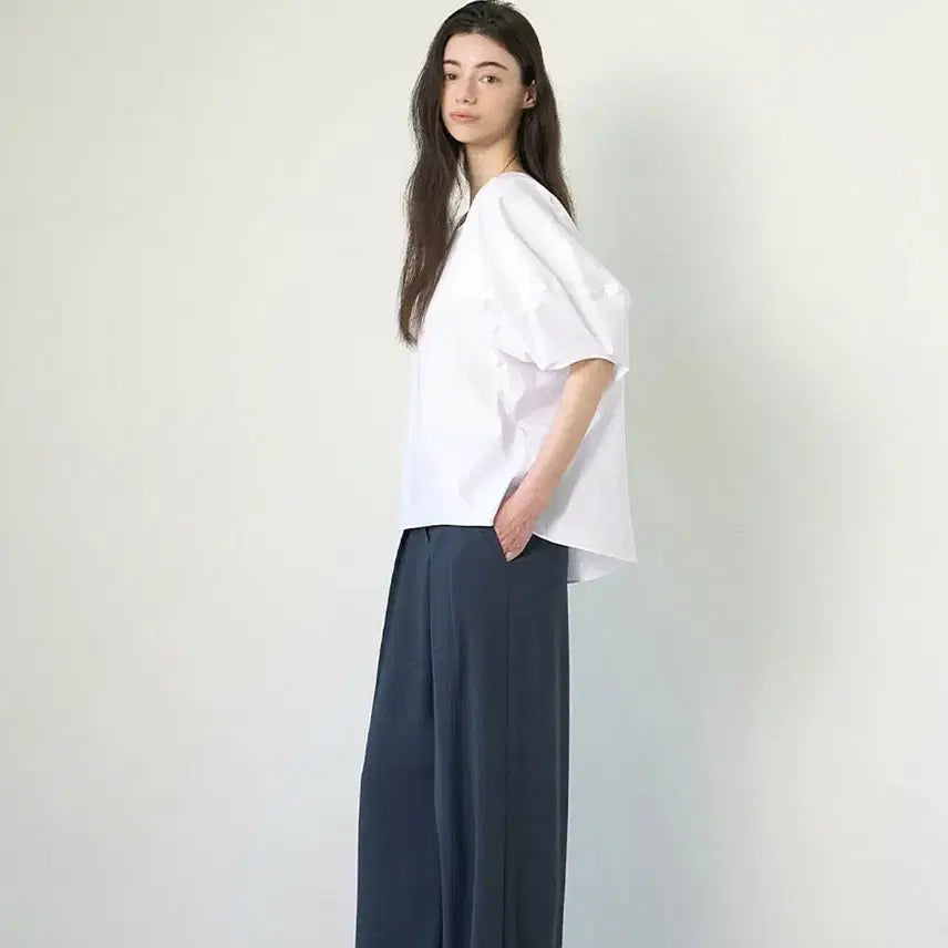 [BUNJANG] Loose Fit Raglan Balloon Blouse / 비율 레글런  루스핏 벌룬 블라우스/새상품급