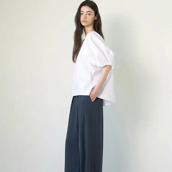 [BUNJANG] Loose Fit Raglan Balloon Blouse / 비율 레글런  루스핏 벌룬 블라우스/새상품급