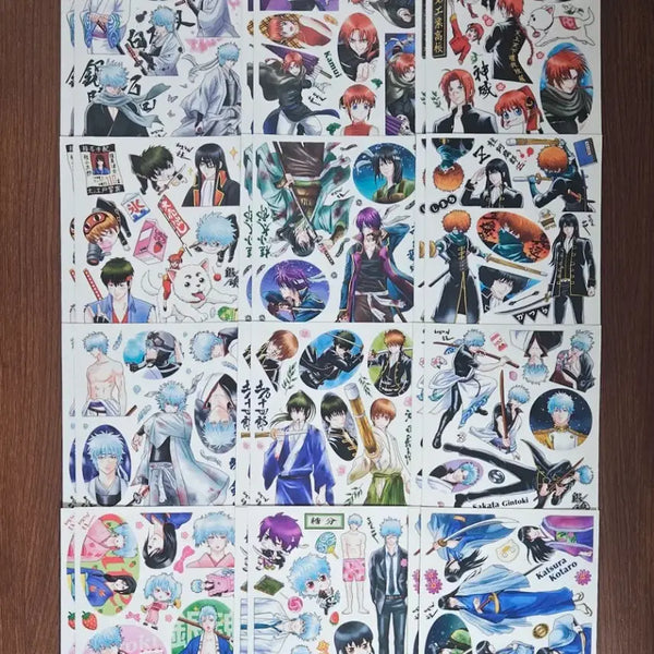 [BUNJANG] Gintama Anime Stickers - Die-cut Stickers / 은혼 애니 인믹 인스 다꾸 스티커 띵 처분