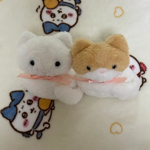 [BUNJANG] Oing Boing Enoki Mushroom Cat and Baking Bread Cat Plush Set / 오잉보잉 노루궁뎅이 식빵 굽는 고양이 인형 세트 판매