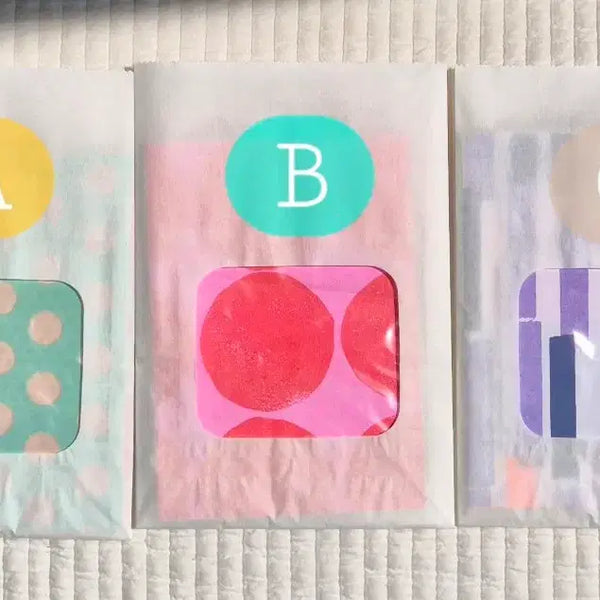 [BUNJANG] Neon Pastel Paper Set - 22 Sheets / 다꾸 페이퍼 000. 네온 파스텔 일본