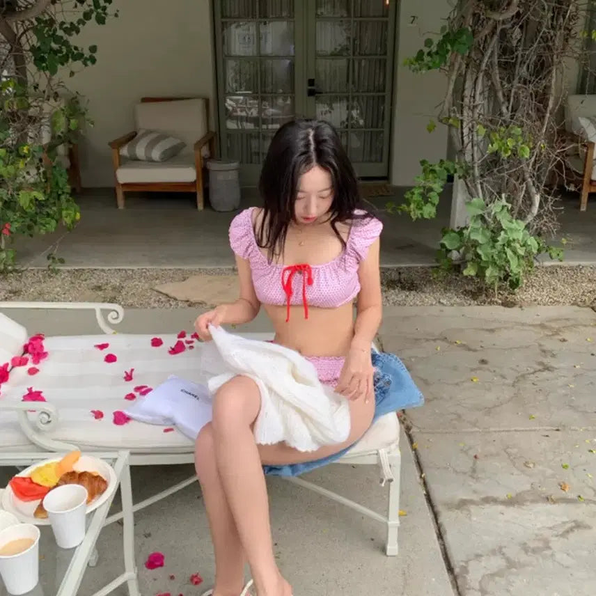 [BUNJANG] Sye Bunny Bikini Set Swimsuit Pink S / (새상품) 시예 버니 비키니 세트 수영복 핑크 s