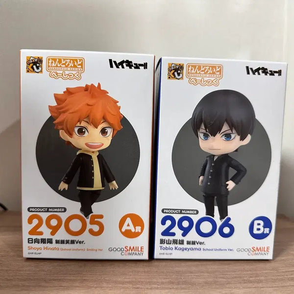 [BUNJANG] Haikyuu!! Nendoroid Hinata Shoyo (A Prize) & Kageyama Tobio (B Prize) Bundle Set (Sealed) / 하이큐 굿스마일 히나타 A상 카게야마 B상 넨도로이드 미개봉 일괄