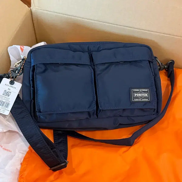 [BUNJANG] Yoshida Porter Tanker Sling Bag Mini Iron Blue 622-08634 / 새상품)요시다포터 탱커 슬링백 아이언블루 미니 622-08634
