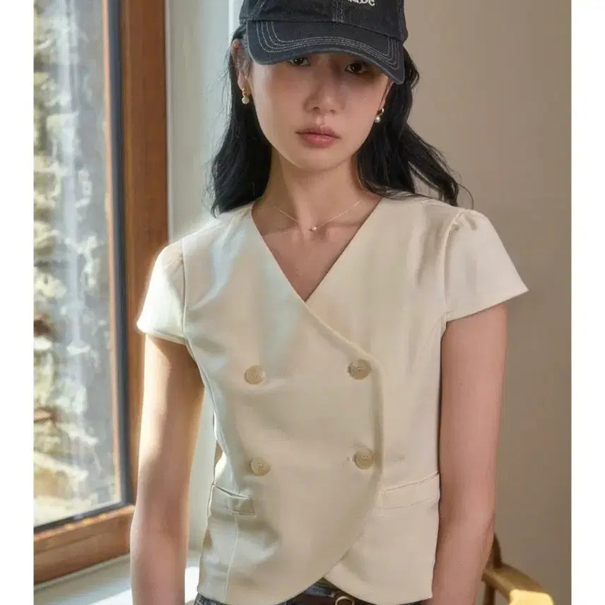 [BUNJANG] Sheriof Jacket Ivory Size S / 셰리오브 자켓 아이보리 S사이즈