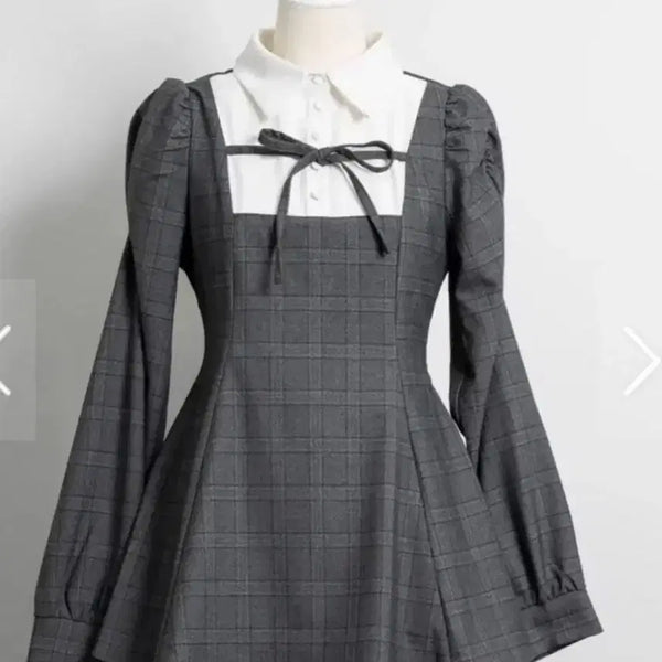 [BUNJANG] Pium Front Ribbon Long Sleeve Setup / pium 피움 프론트 리본 긴소매 셋업