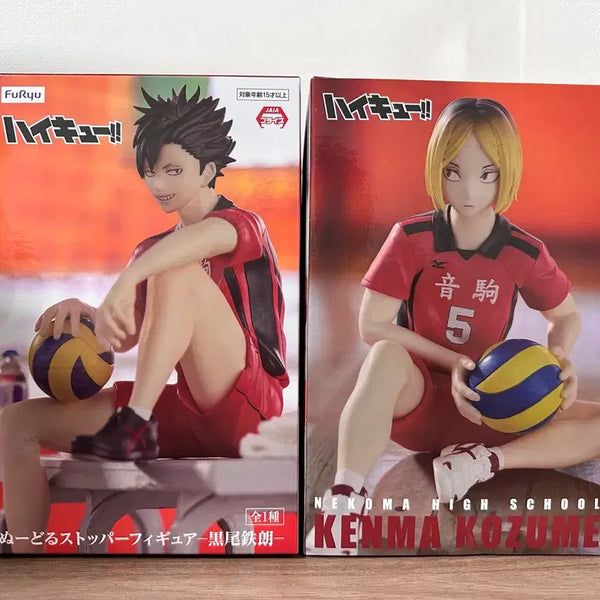 [BUNJANG] Haikyuu!! Kuroo Tetsuro & Kozume Kenma Noodle Stopper Figures (Sealed) Bundle Set / 하이큐 쿠로오 켄마 누들 스토퍼 피규어 미개봉 새상품 일괄