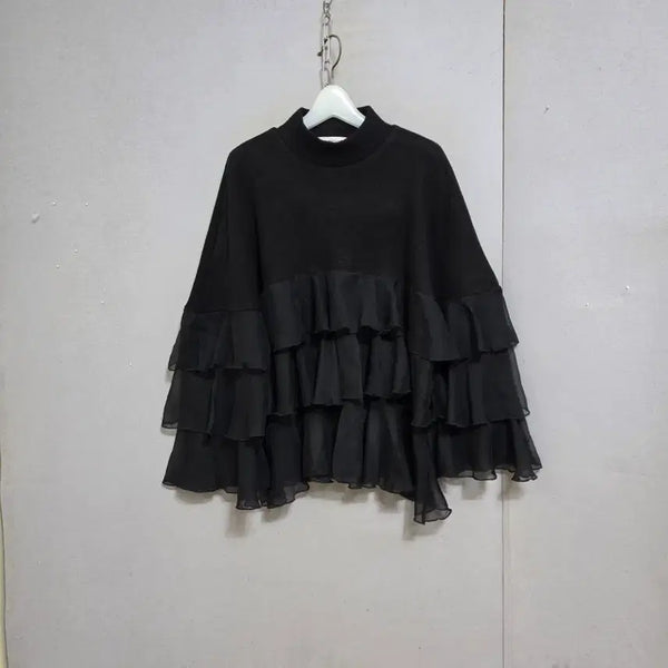 [BUNJANG] Tiers Frill Knit Sweater / 티어드프릴 넘이쁜 니트 FF   n7506