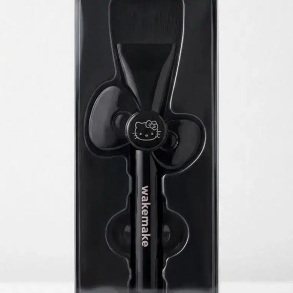 [BUNJANG] WAKEMAKE Black Kitty Spatula Wide Foundation Brush (Sealed) / [미개봉] 웨이크메이크 블랙 키티 스파츌라 와이드 파운데이션 브러시
