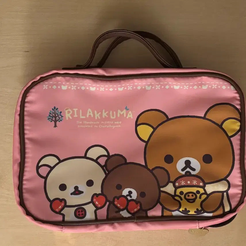 [BUNJANG] Rilakkuma x CU Collaboration Travel Pouch / 리락쿠마 여행 파우치 cu 씨유 콜라보 코리락쿠마 파우치