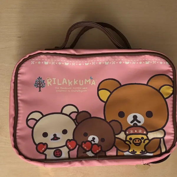 [BUNJANG] Rilakkuma x CU Collaboration Travel Pouch / 리락쿠마 여행 파우치 cu 씨유 콜라보 코리락쿠마 파우치