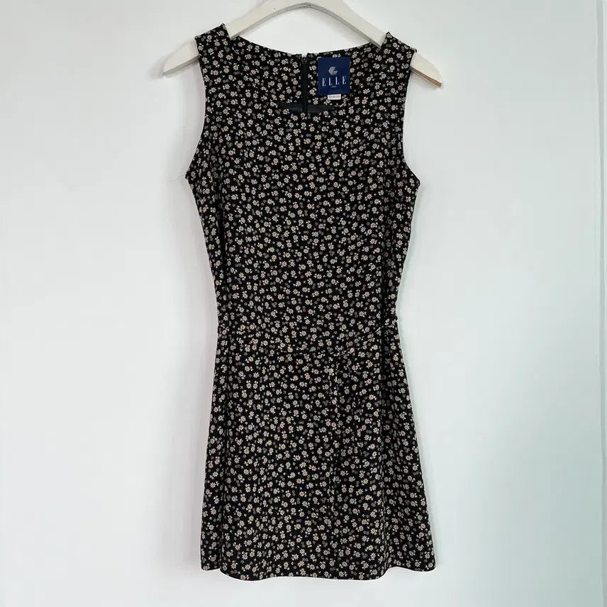 [BUNJANG] ELLE Paris Floral Sleeveless Dress / ELLE 엘르 파리 플로럴 민소매 원피스