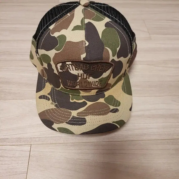 [BUNJANG] Huf Camo Trucker Hat Mesh Cap / 새상품 huf 허프 카모 덕카모 트러커햇 메쉬캡 모자 볼캡