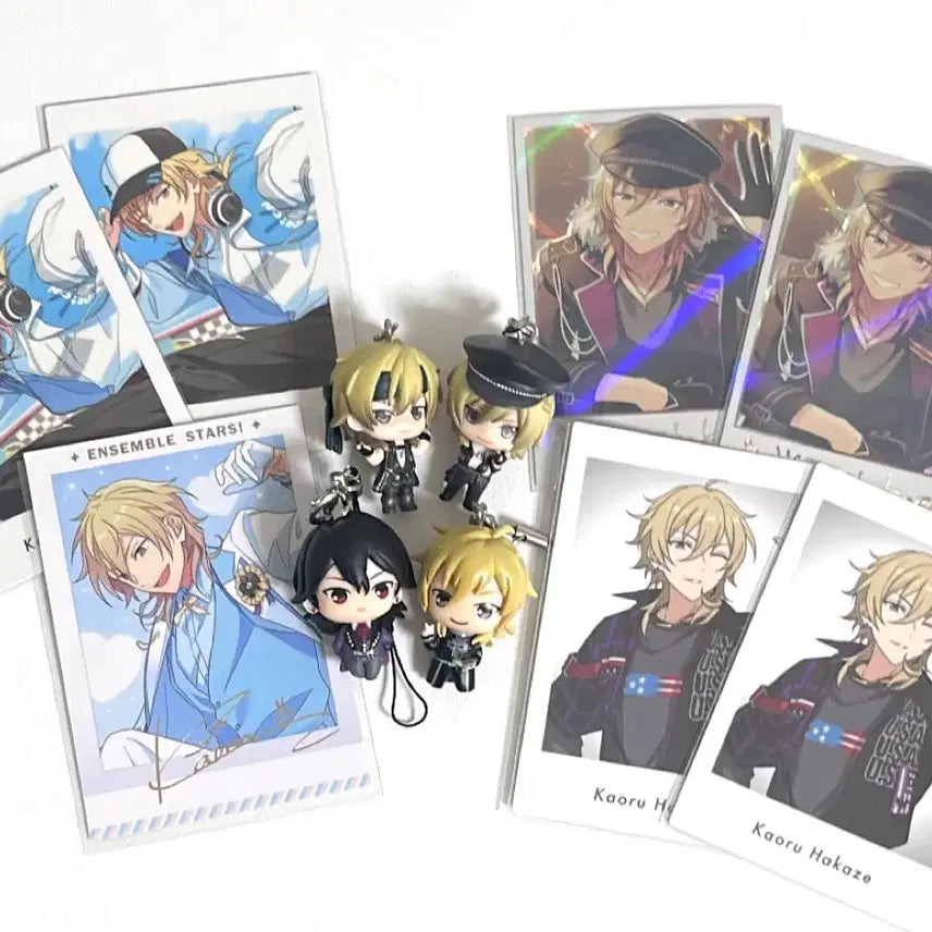 [BUNJANG] Ensemble Stars Rei Kaoru CharaColle Mini Figure Keychain & Pashacolle / 앙스타 레이 카오루 캬라코레 카라코레 미니피규어 키홀더 파샤 파샷츠