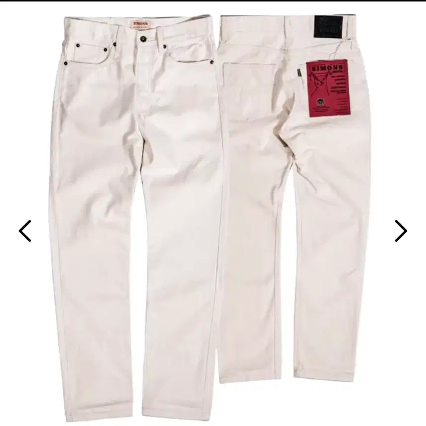 [BUNJANG] Real Simone Ecru Selvedge Denim Jeans 2XL New / 리얼시몬스 에크루 셀비지진 2xl 새상품