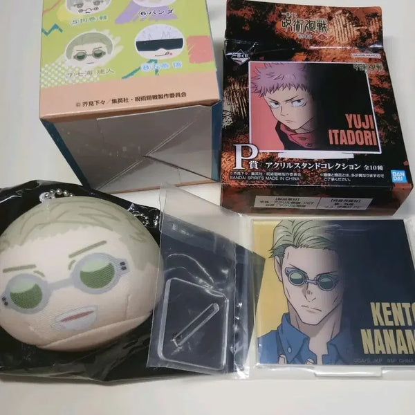 [BUNJANG] Jujutsu Kaisen Nanami Kento Niginmanju & Kuji Prize Acrylic Stand Bundle Set / 주술회전 나나미 켄토 니기만쥬 + 쿠지 P상 아크릴 스탠드 일괄