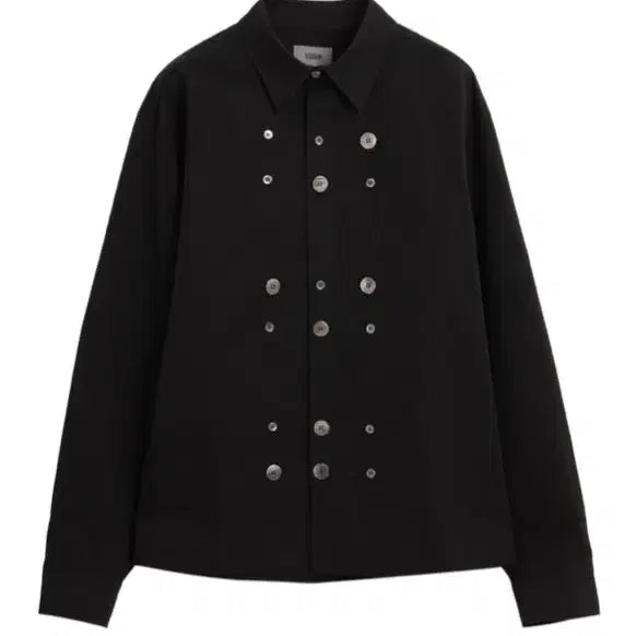[BUNJANG] Yosuk Black Shirt with Silver Buttons / yosuk 셔츠
