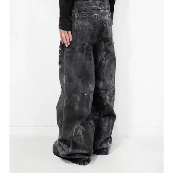 [BUNJANG] Nofaith Studios Black Artisanal Dune Denim Size M / Nofaith Studios Black Artisanal Dune Denim