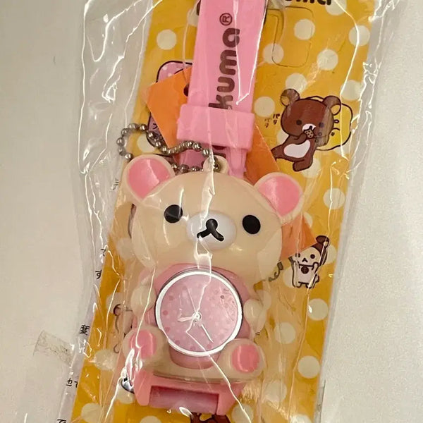 [BUNJANG] Rilakkuma Wristwatch Keychain 2011 / 고전 코리락쿠마 손목시계 키링 시계 2011