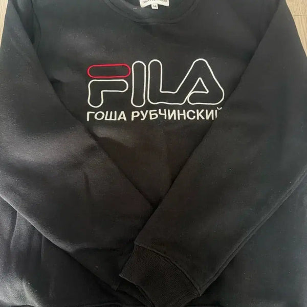 [BUNJANG] Fila Gosha Rubchinskiy Sweatshirt Black M / 휠라 고샤 루브친스키 맨투맨 블랙m