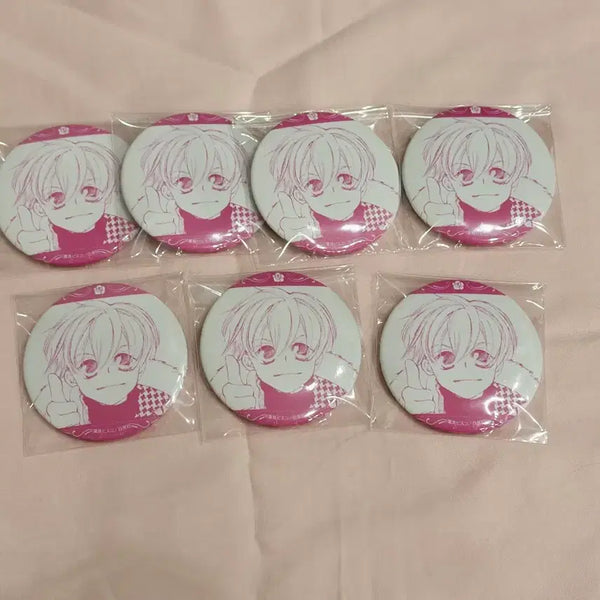 [BUNJANG] Ouran High School Host Club Hani Set of 7 Can Badges / (7개 일괄 ) 오란고교 호스트부 하니 캔뱃지