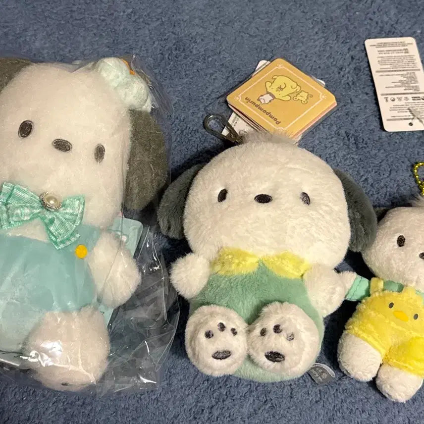 [BUNJANG] Pochacco 3-Piece Keychain Set / 포차코 키링 3종 일괄세트