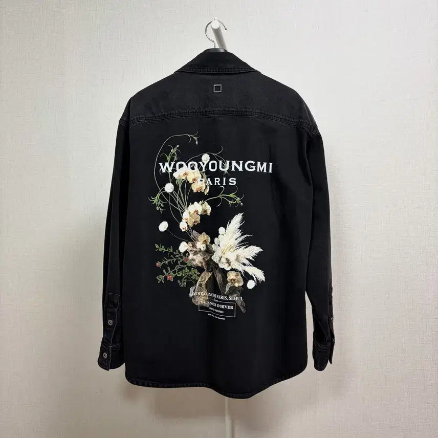 [BUNJANG] Wooyoungmi 26FW Flower Denim Jacket / [새상품/46] 우영미 26FW 플라워 데님 자켓